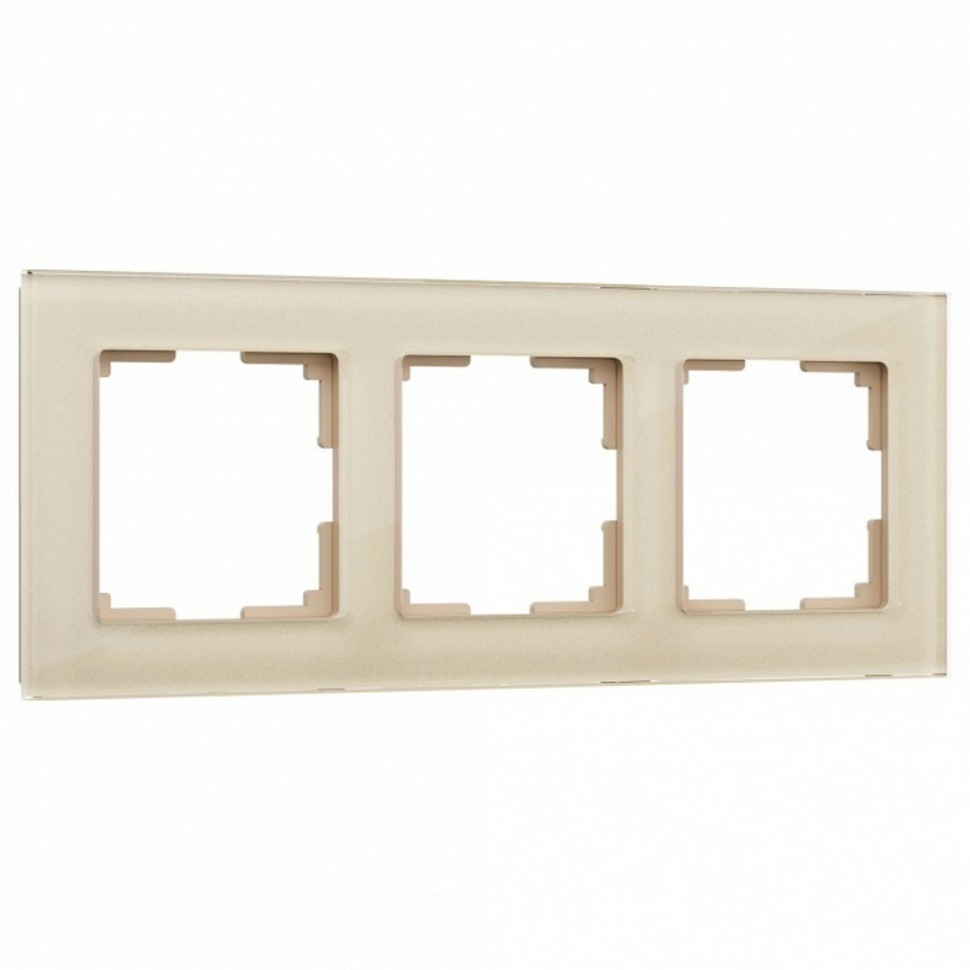 Фото Рамка на 3 поста Werkel Favorit (шампань) W0031111 WRK_a050792 - интернет-магазин МегаТерем в Москве