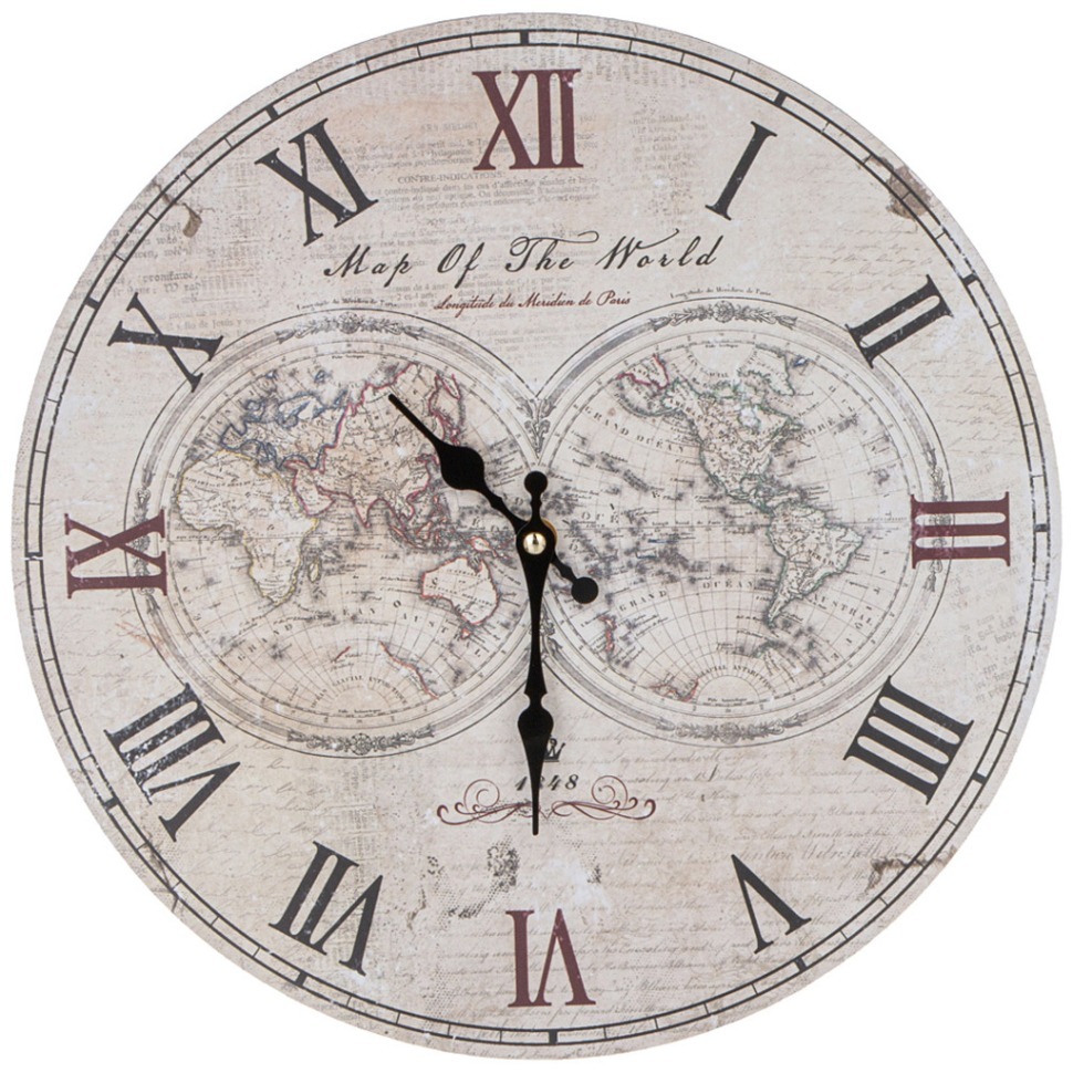 Фото Часы настенные 33.8*33.8cm Lefard (105-227) - интернет-магазин МегаТерем в Москве