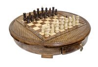 Шахматы резные в ларце "Лусин" 50, Haleyan (64453)
