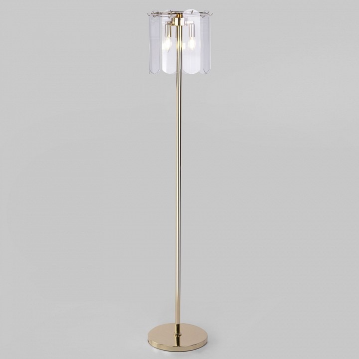 Фото Торшер Eurosvet Claire 01171/3 золото EV_a069014 - интернет-магазин МегаТерем в Москве