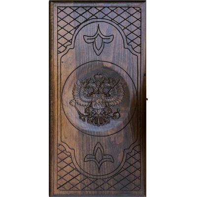 Нарды резные Герб РФ-2 40, ...