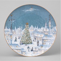 Тарелка обеденная lefard "снежная королева" 25,5 см (590-631) 