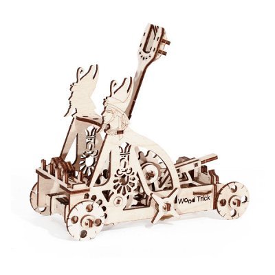 Механический 3D-пазл из дер...
