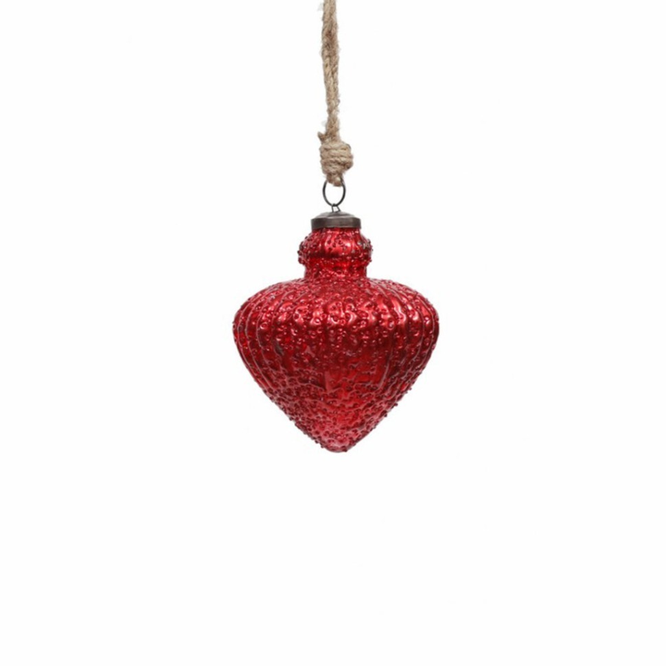 Фото Новогодняя игрушка ND-78A, стекло, Red, ROOMERS FURNITURE - интернет-магазин МегаТерем в Москве
