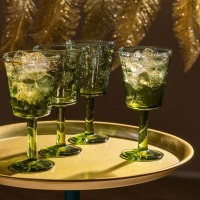 Набор бокалов "щелкунчик" green, 4 шт/280 мл Lefard (355-412)
