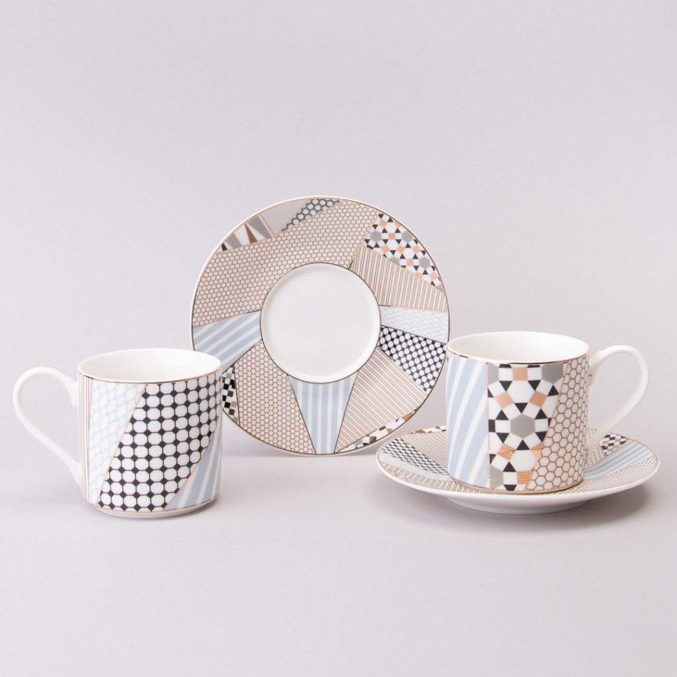 Фото Чайный набор lefard top style на 2 пер. 4 пр. 250 мл (165-595)  - интернет-магазин МегаТерем в Москве