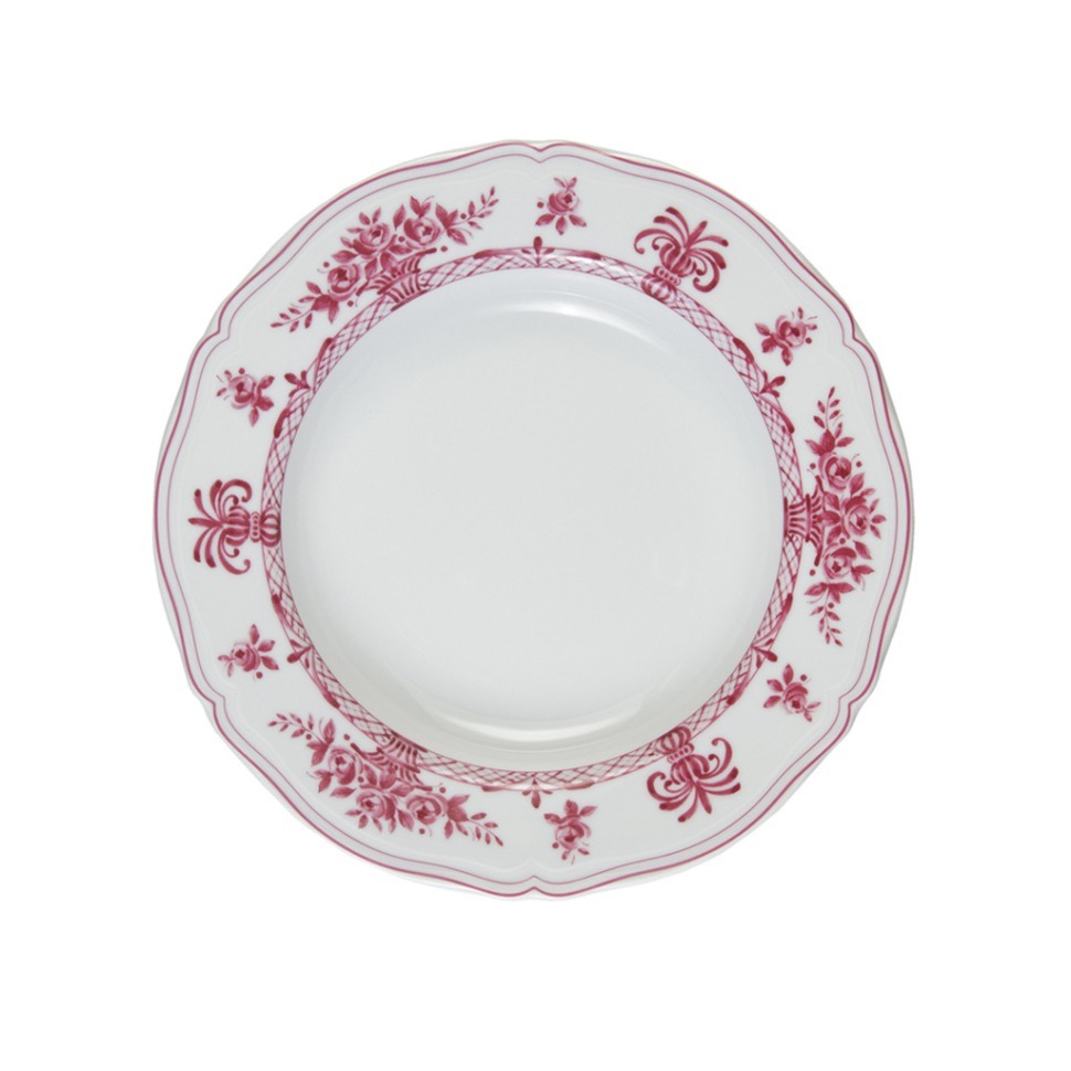 Фото Тарелка LNAN032PO004230, 23 см, фарфор, white, pink, LE COQ - интернет-магазин МегаТерем в Москве