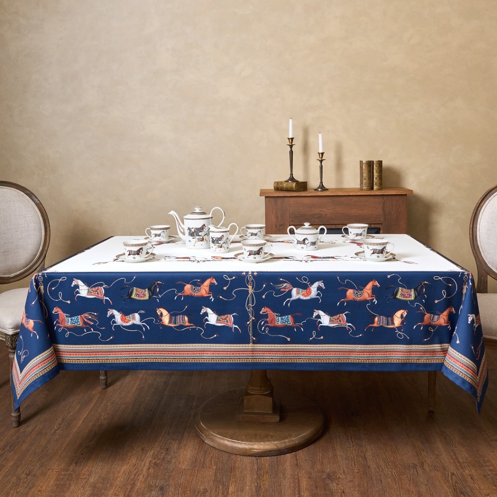 Фото Скатерть passage 160х220см ,белый,100% хлопок с пропиткой,твил Lefard (850-759-21) - интернет-магазин МегаТерем в Москве