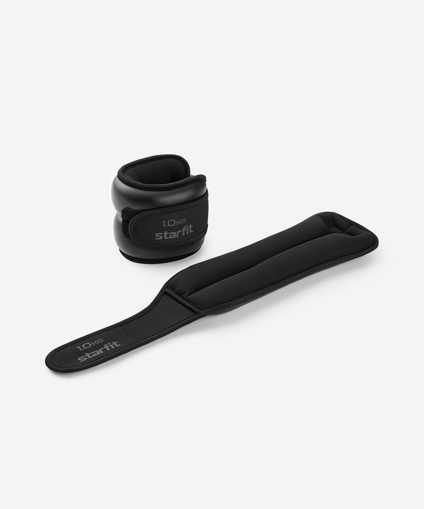Фото Утяжелители STARFIT WT-701, 1 кг, черный (2119092) - интернет-магазин МегаТерем в Москве