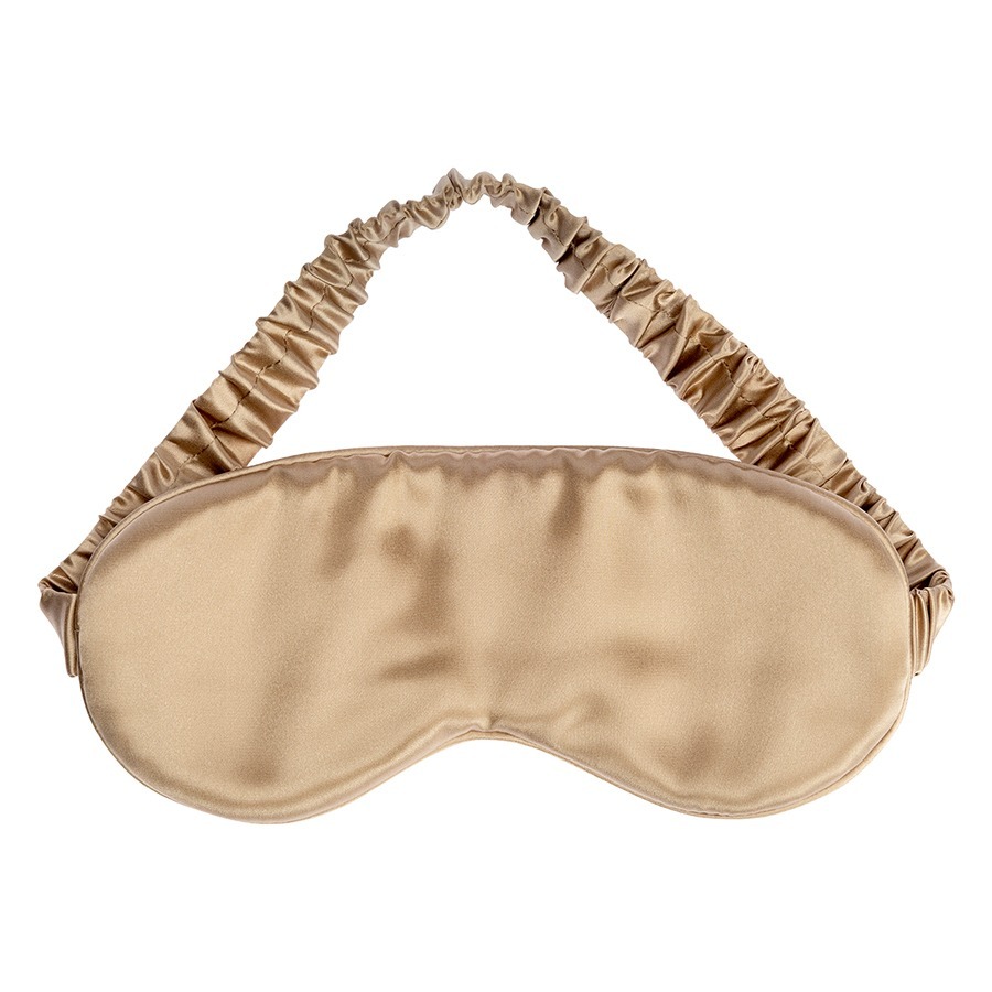 Фото Маска для сна из натурального шелка бежевого цвета из коллекции essential (77827) - интернет-магазин МегаТерем в Москве