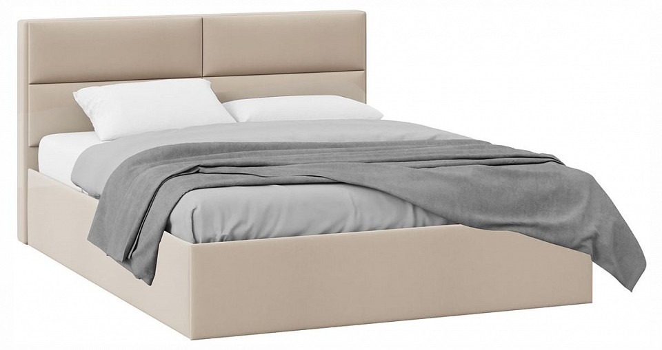 Фото Кровать двуспальная Глосс с ПМ Тип 1 TRI_240718 - интернет-магазин МегаТерем в Москве