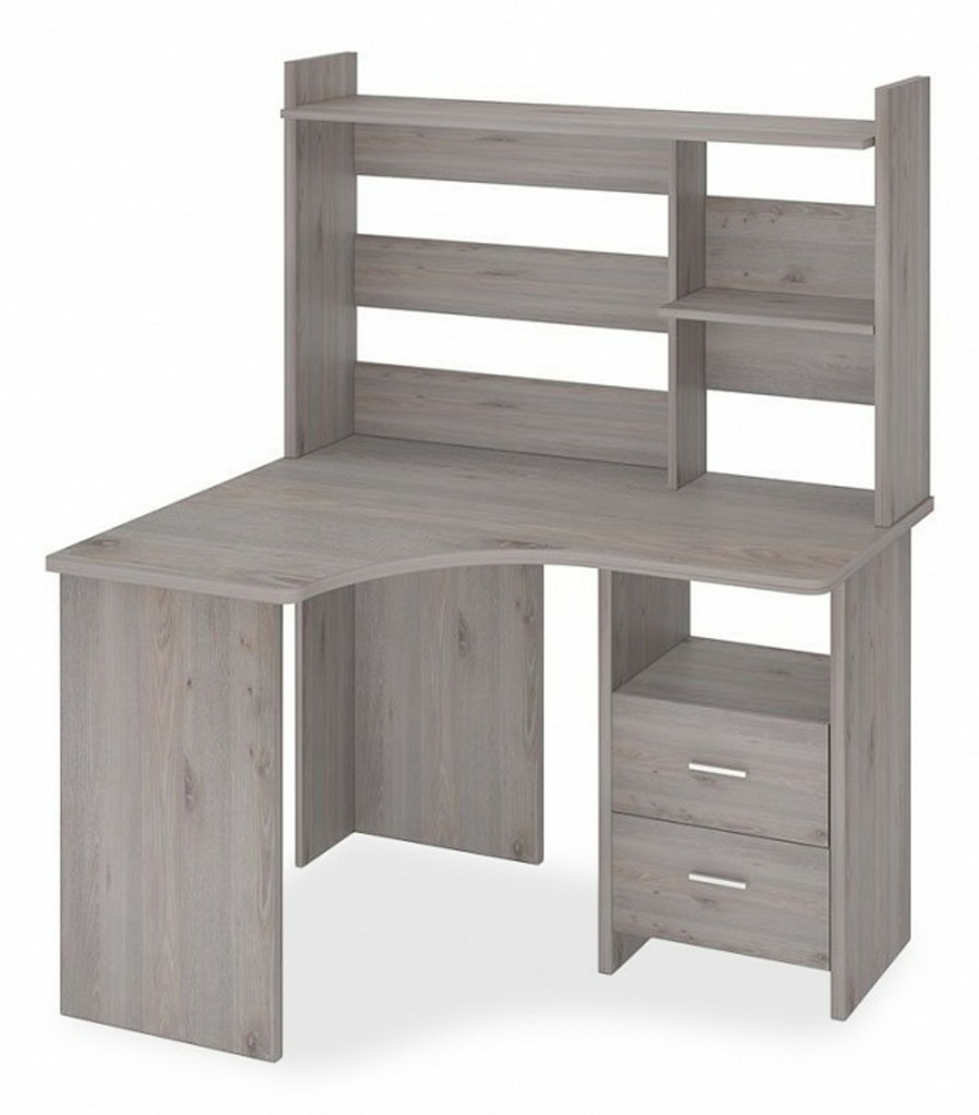 Фото Стол компьютерный Домино Lite СКЛ-Угл120+НКЛХ-120 MER_SKL-Ugl120-NKLH-120-N-LEV - интернет-магазин МегаТерем в Москве