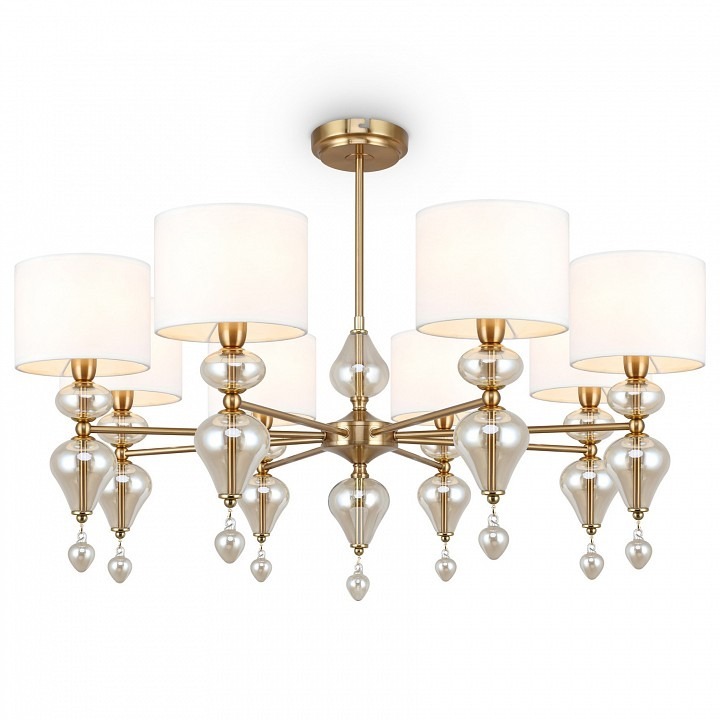 Фото Люстра на штанге Freya Raise FR5369CL-08BS MY_FR5369CL-08BS - интернет-магазин МегаТерем в Москве