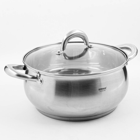 Фото Кастрюля с крышкой 3,2 л PREMIUM COMFORT (1631-1) - интернет-магазин МегаТерем в Москве