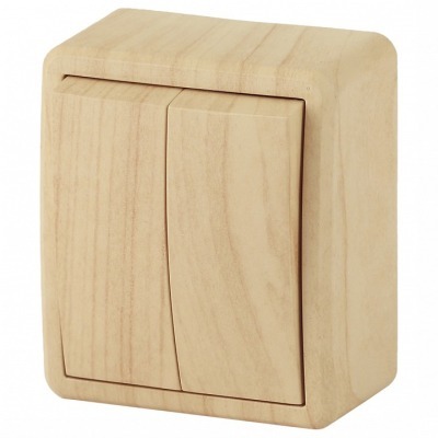 Выключатель двухклавишный Э...