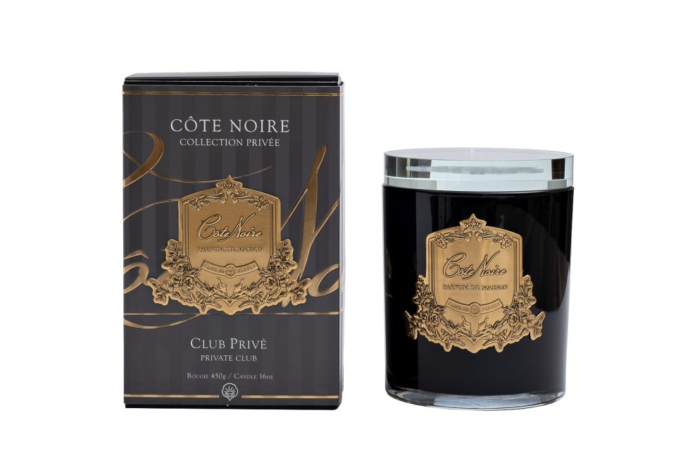 Фото Свеча ароматическая Private Club в стакане в упаковке 450 гр. (TT-00014722) - интернет-магазин МегаТерем в Москве