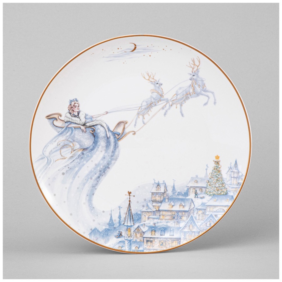 Фото Тарелка закусочная lefard снежная королева 20,5 см (590-632)  - интернет-магазин МегаТерем в Москве