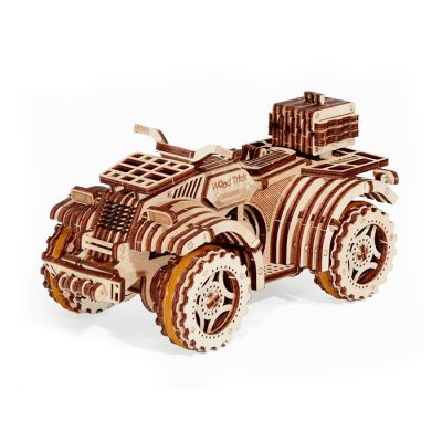Механический 3D-пазл из дер...