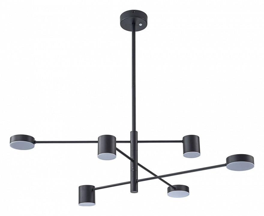 Фото Люстра на штанге Arte Lamp Stanley A2476PL-40BK AR_A2476PL-40BK - интернет-магазин МегаТерем в Москве