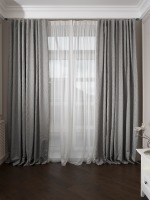 Портьера Mesh голубой 275*260 (TT-00016720)