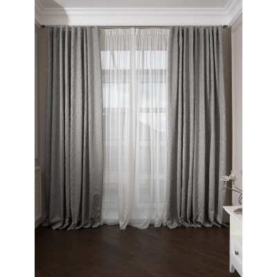 Портьера Mesh голубой 275*260 (TT-00016720)