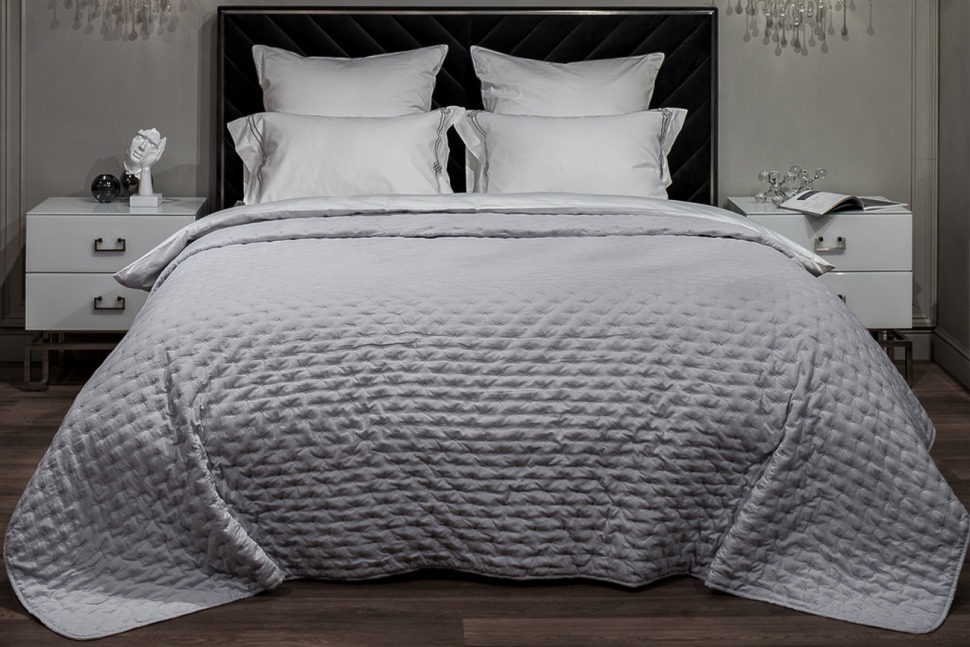 Фото Покрывало Астро серое 240*260 (TT-00013974) - интернет-магазин МегаТерем в Москве