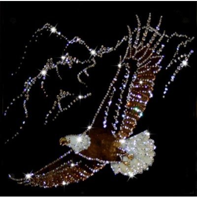 Картина Орел с кристаллами Swarovski (1233)
