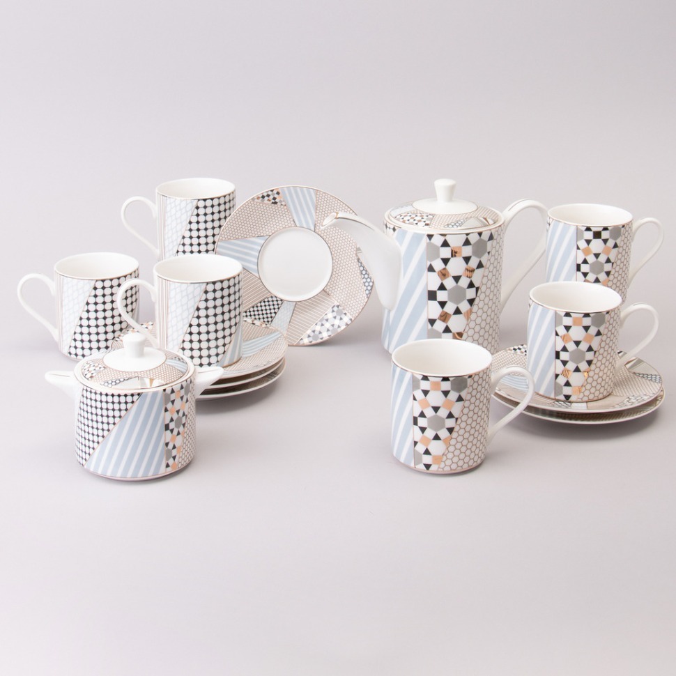 Фото Чайный сервиз lefard top style на 6 пер. 14 пр. (165-597)  - интернет-магазин МегаТерем в Москве