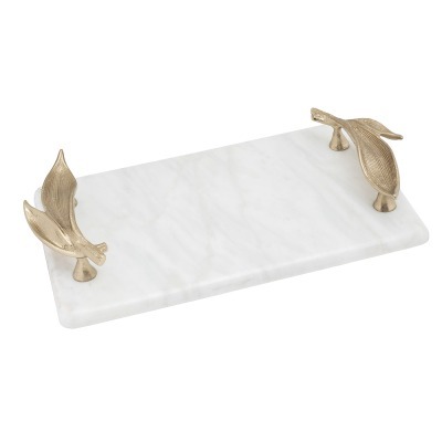 Поднос декоративный мраморн...