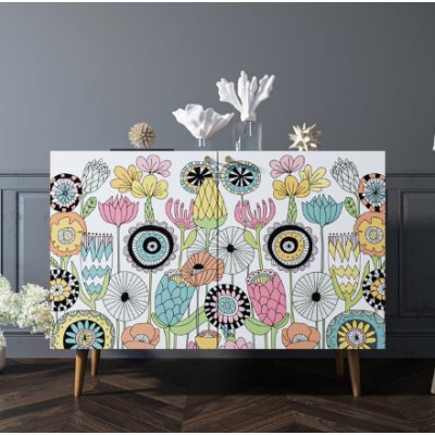 Комод с принтом 3 Berber дв...