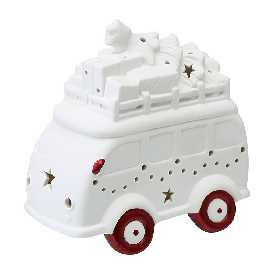 Фото Декор новогодний с подсветкой classy van из коллекции new year essential, 12 см (78316) - интернет-магазин МегаТерем в Москве