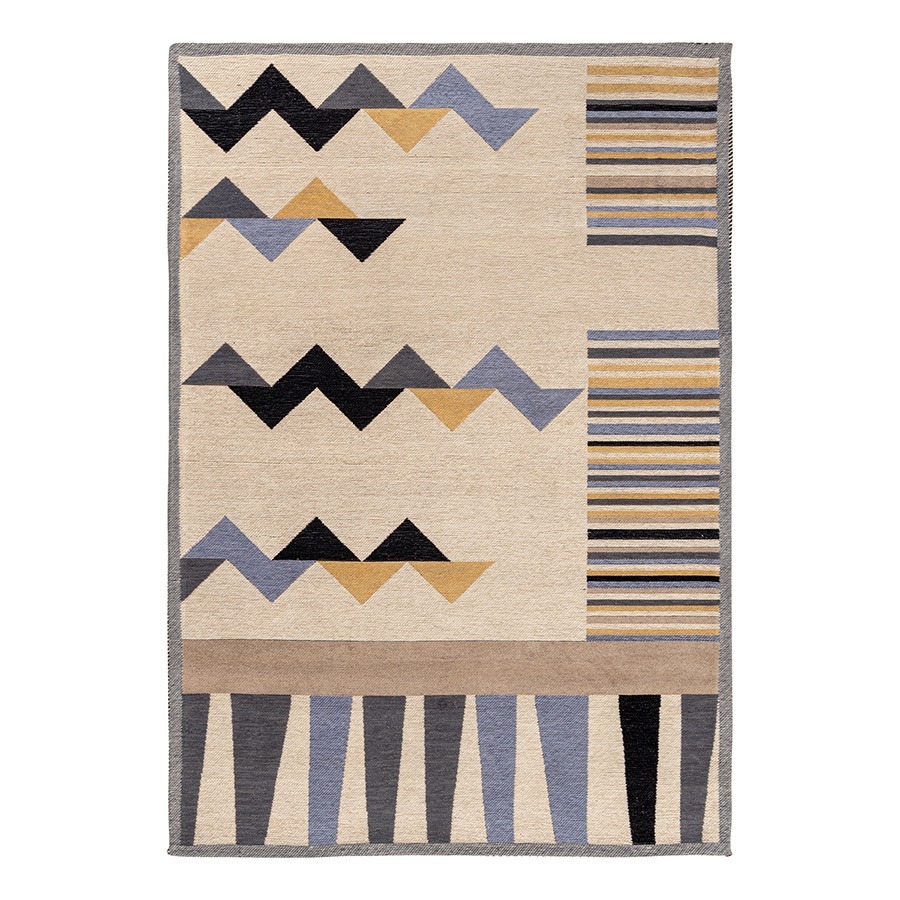 Фото Ковер из хлопка по мотивам нанайских орнаментов из коллекции cultural heritage, 120х180 см (78513) - интернет-магазин МегаТерем в Москве