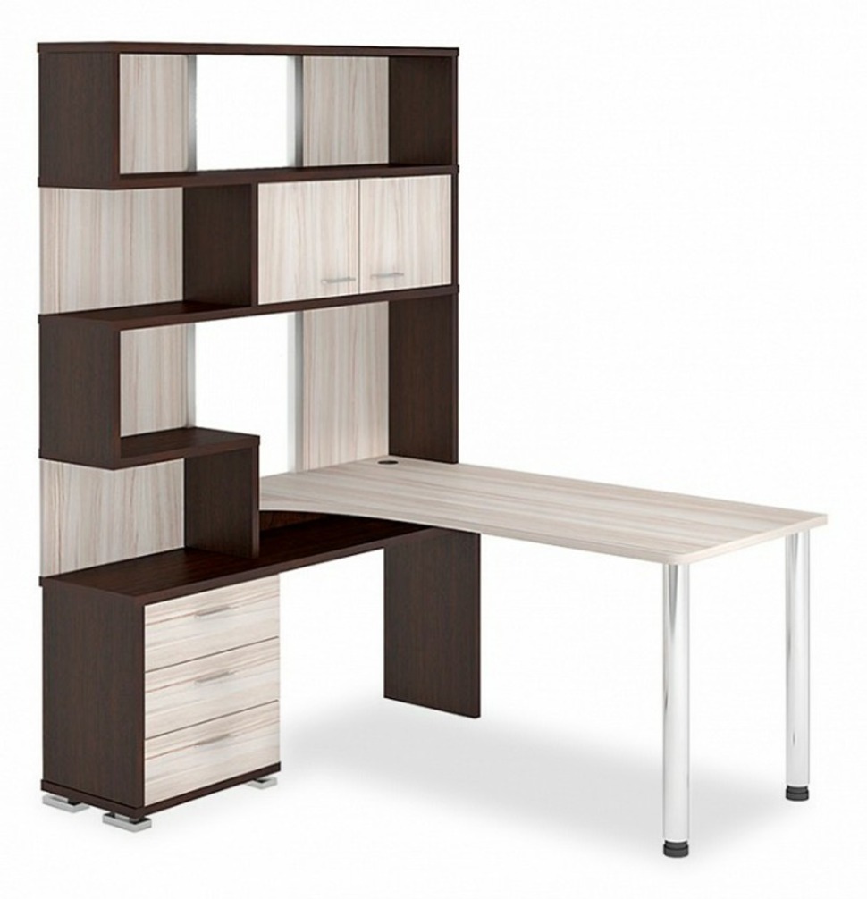 Фото Стол компьютерный Домино СР-420/150 MER_SR-420_150_VKK-LEV - интернет-магазин МегаТерем в Москве