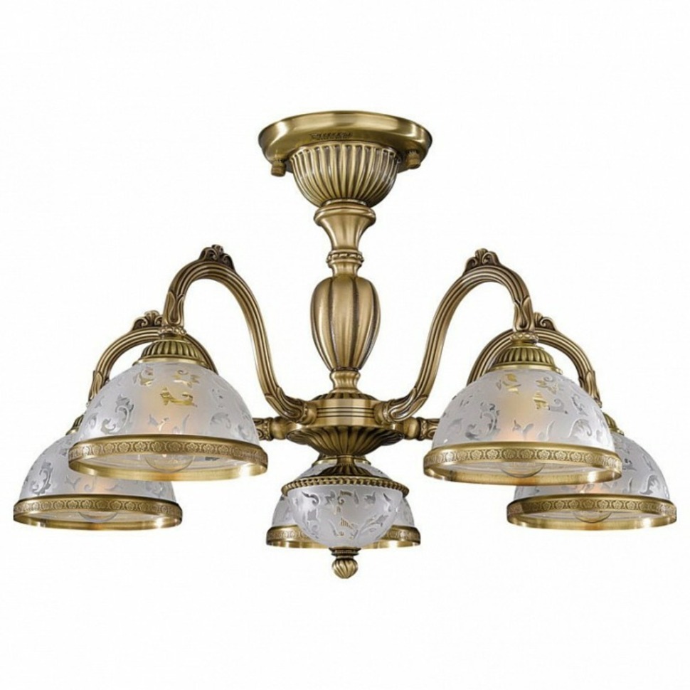 Фото Люстра на штанге Reccagni Angelo 6222 PL 6222/5 RA_PL_6222_5 - интернет-магазин МегаТерем в Москве