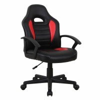 Кресло компьютерное BRABIX Spark GM-201 экокожа черное/красное 532503 (94578)