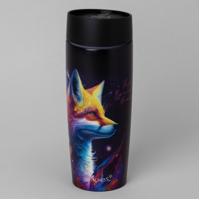 Термокружка agness  лиса 36...