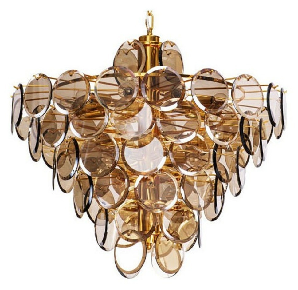 Фото Подвесная люстра Divinare Chloe 7566/01 SP-18 DV_7566_01_SP-18 - интернет-магазин МегаТерем в Москве