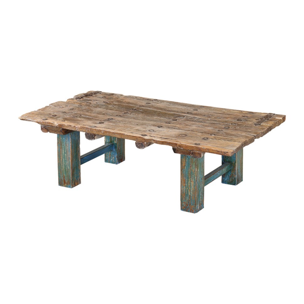 Фото Стол BF-60575, массив вяза, natural, ROOMERS FURNITURE - интернет-магазин МегаТерем в Москве