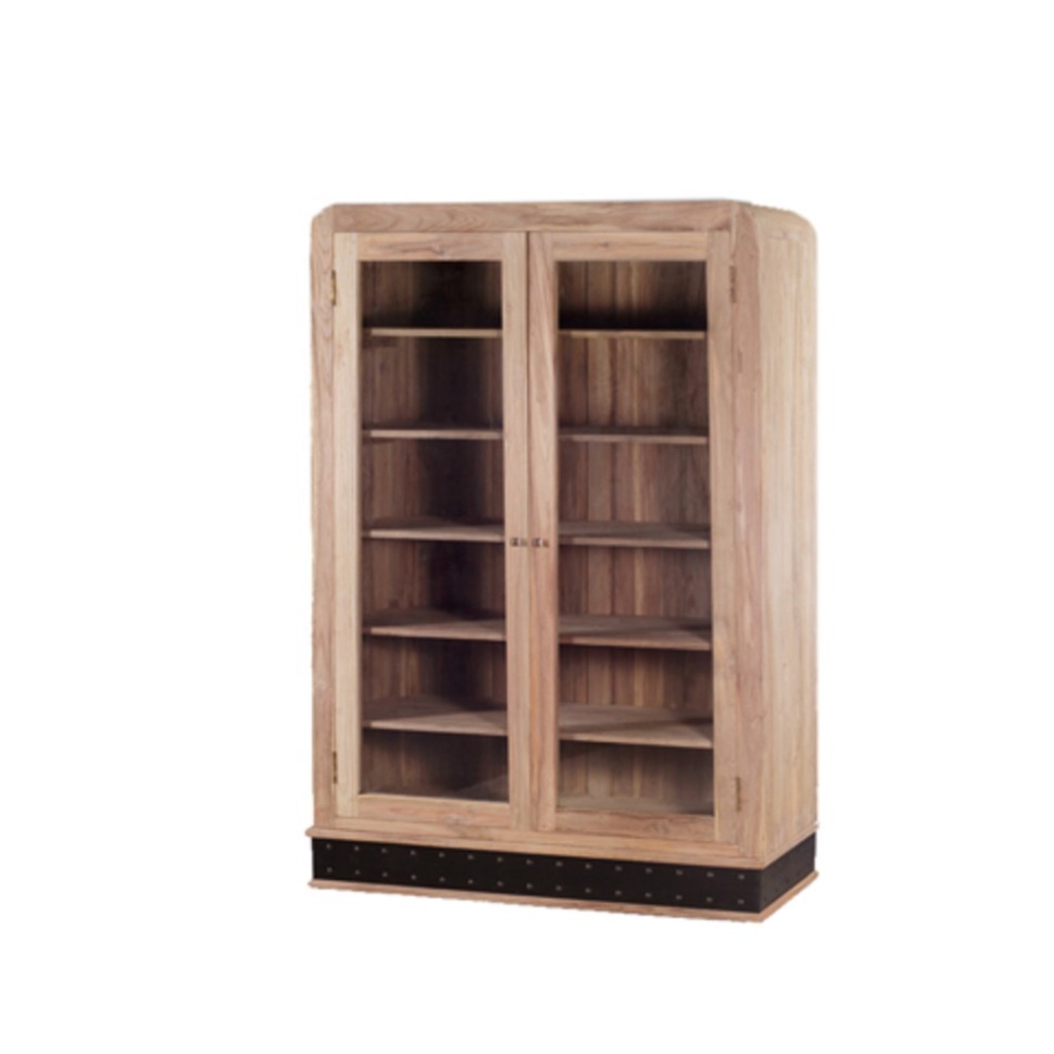 Фото Шкаф KEN 7CBKEN152050210GS, массив тикового дерева, Indoor grey, ROOMERS FURNITURE - интернет-магазин МегаТерем в Москве