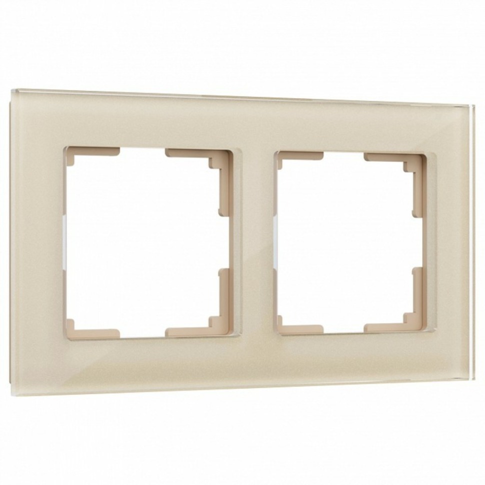 Фото Рамка на 2 поста Werkel Favorit (шампань) W0021111 WRK_a050796 - интернет-магазин МегаТерем в Москве