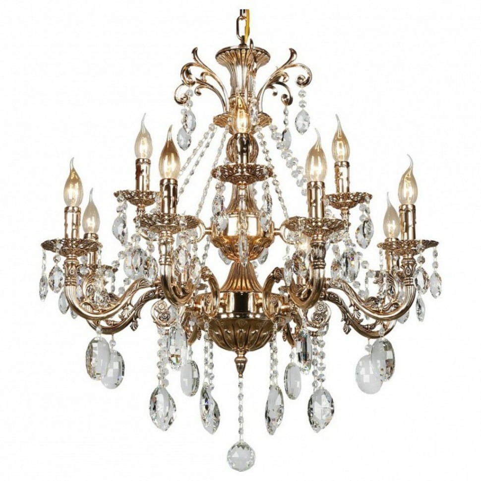 Фото Подвесная люстра Omnilux Aosta OML-78903-12 OM_OML-78903-12 - интернет-магазин МегаТерем в Москве