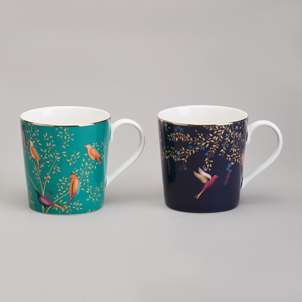 Фото Набор кружек  lefard golden birds 2 шт. 380 мл (419-124)  - интернет-магазин МегаТерем в Москве