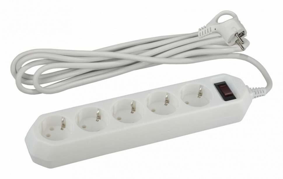 Фото Сетевой фильтр Эра USF-5es-3m-W Б0019033 ER_B0019033 - интернет-магазин МегаТерем в Москве