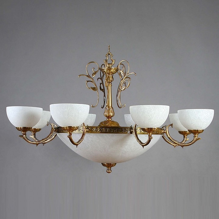 Фото Подвесная люстра Ambiente by Brizzi Seville 02140/8 AB BA_02140_8_ab - интернет-магазин МегаТерем в Москве