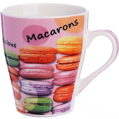 Кружка 340 мл Яркие Макарун...