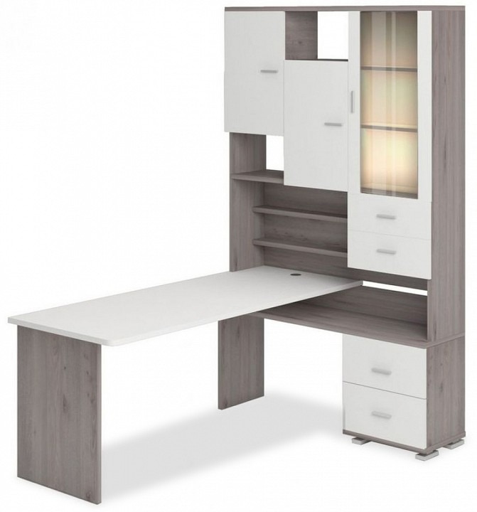 Фото Стол компьютерный Домино СР-620/180 MER_SR-620-180-NBEBE-PRAV - интернет-магазин МегаТерем в Москве