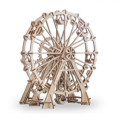 Механический 3D-пазл из дер...