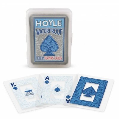 Карты "Hoyle Waterroof Plastic With Blue Spade Deck Standard Index" (46075)