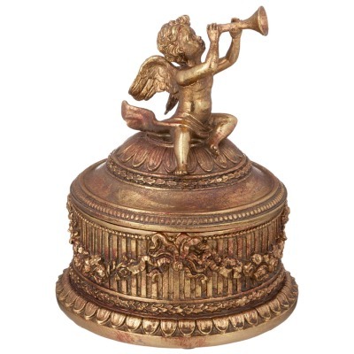 Шкатулка с крышкой "ан...