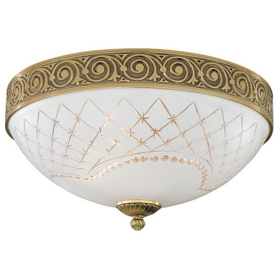 Фото Накладной светильник Reccagni Angelo 7102 PL 7102/3 RA_PL_7102_3 - интернет-магазин МегаТерем в Москве